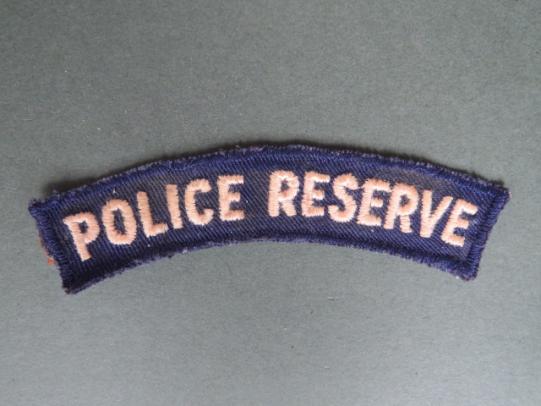 Rhodesia British South Africa Police Reserve Shoulder Title