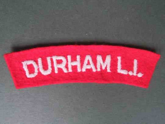 British Army WW2 Durham Light Infantry Shoulder Title