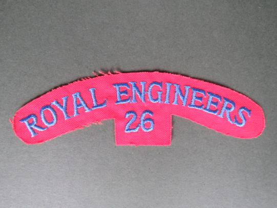 British Army 26th Engineer Regiment (Armoured) Shoulder Title