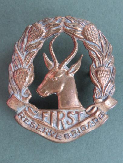South Africa WW2 Army 1st Reserve Brigade Cap Badge