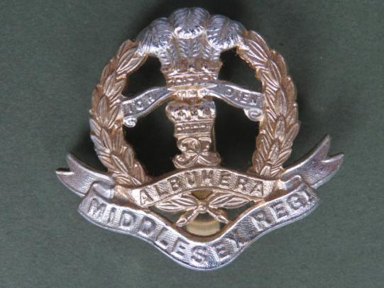 British Army The Middlesex Regiment Cap Badge