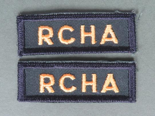 Canada Army Royal Canadian Horse Artillery D.E.U. Shoulder Titles