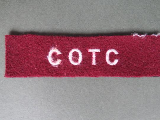 Canada Canadian Officer Training Corps Shoulder Title