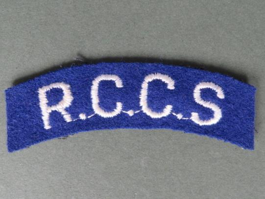 Canada WW2 Royal Canadian Corps of Signals Shoulder Title