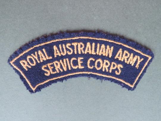 Australia Army 1948-1962 Royal Australian Army Service Corps Shoulder Title