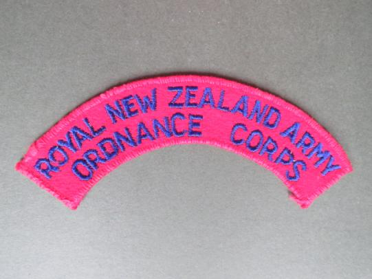 New Zealand Royal N.Z. Army Ordnance Corps Shoulder Title