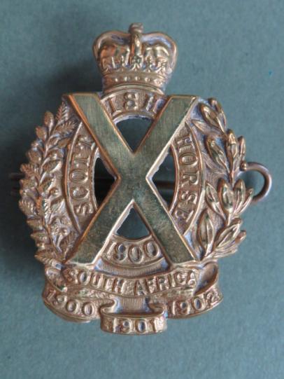 British Army The Scottish Horse Post 1906 Cap Badge