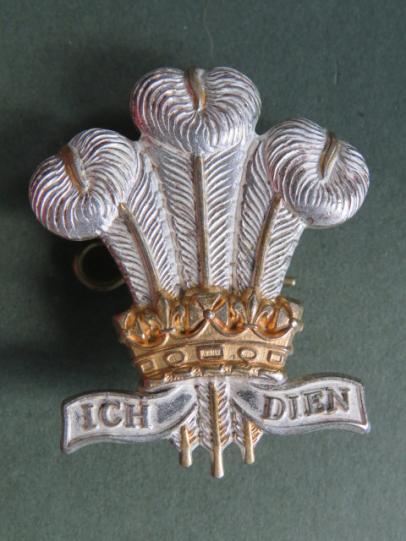 British Army The Royal Regiment of Wales Officer's Cap Badge