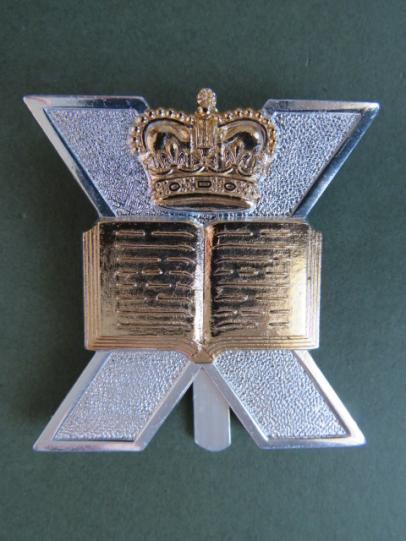 British Army Edinburgh University OTC Post 1978 Cap Badge