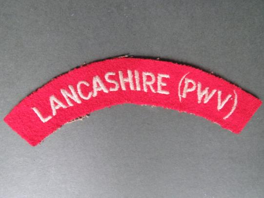 British Army The Lancashire Regiment (Prince of Wales's Volunteers) Shoulder Title