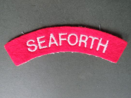 British Army Post WW2 The Seaforth Highlanders Shoulder Title