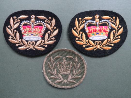 Canada 3 Various Master Warrant Officer Rank Badges