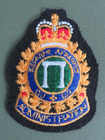 Canada Military Administration Branch Beret Badge