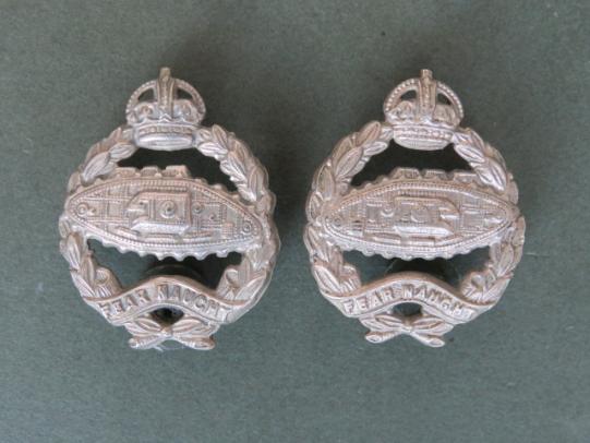 British Army Pre 1953 Royal Tank Regiment Collar Badges