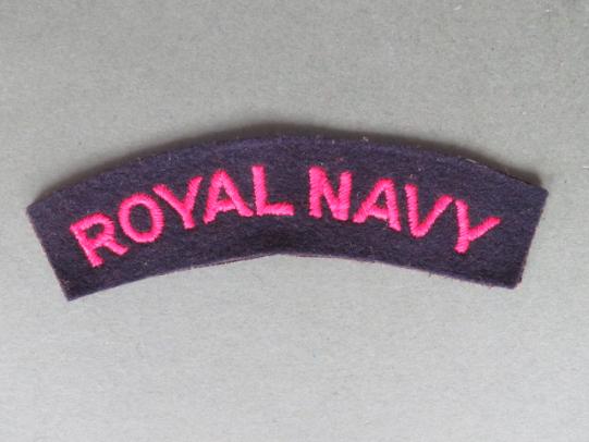 Royal Navy 1950's Shoulder Title