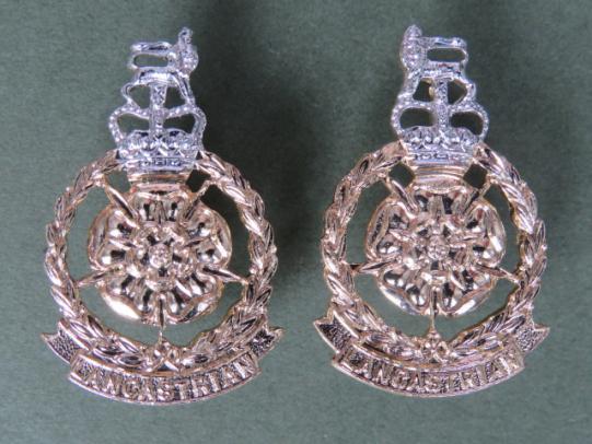 British Army The Lancashire Brigade Collar Badges