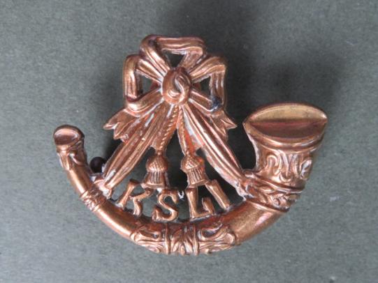 British Army The King's Shropshire Light Infantry Collar Badge