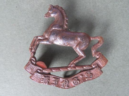 British Army The King's (Liverpool) Regiment Officer's Service Dress Collar Badge