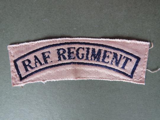 Royal Air Force Regiment Tropical Dress Shoulder Title