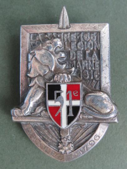 France Army  51° Régiment d’Infanterie (Infantry) Pocket Crest