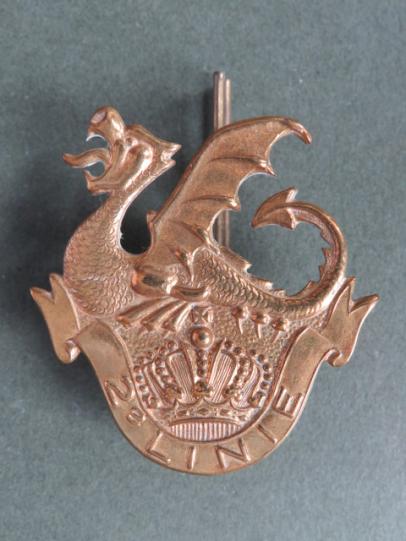 Belgium Army 2nd Infantry Regiment Cap Badge