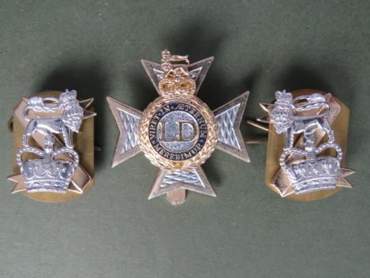 British Army The Light Dragoons Cap & Collar Badges