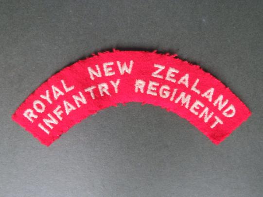 New Zealand Army WW2 The New Zealand Infantry Regiment Shoulder Title