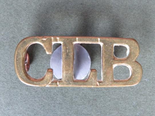 British Army Church Lad's Brigade Shoulder Title