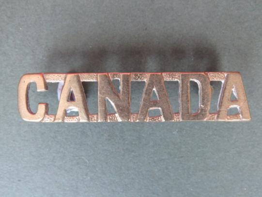 Canada Overseas Shoulder Title