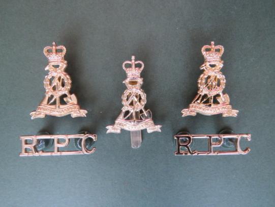 British Army Royal Pioneer Corps Pre 1985 Cap Badge, Collar Badges & Shoulder Titles