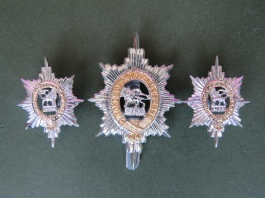 British Army The Worcestershire Regiment Cap Badge & Collar Badges