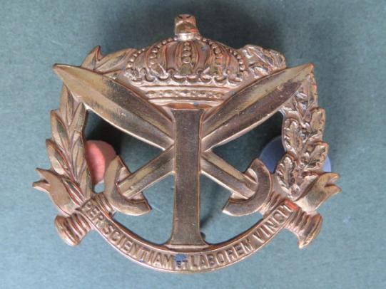 Belgium Army Infantry Training School Cap Badge