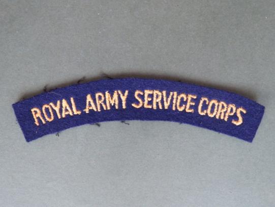 British Army Royal Army Service Corps Shoulder Title