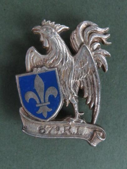France Army 67° Régiment d’Infanterie Pocket Crest