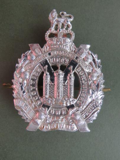 British Army The King's Own Scottish Borderers Cap Badge