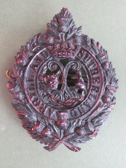 British Army The Argyll and Sutherland Highlanders Glengarry Badge