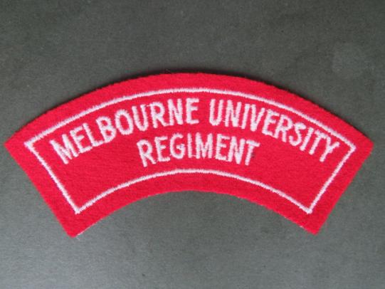 Australia Army 1948-1962 Melbourne University Regiment Shoulder Title
