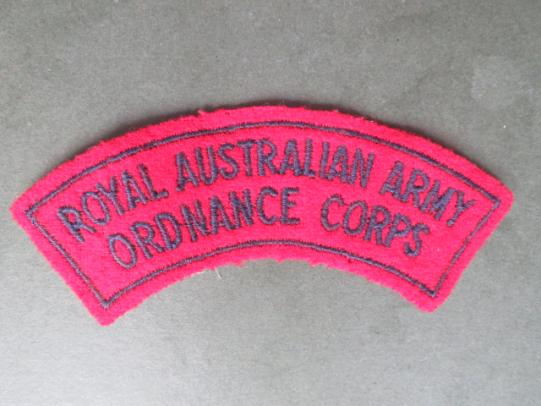 Australia Army 1948-1962 Royal Australian Army Ordnance Corps Shoulder Title