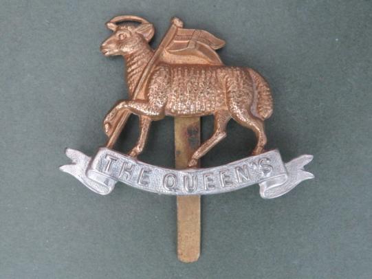 British Army The Queen's Royal Regiment (West Surrey) Cap Badge