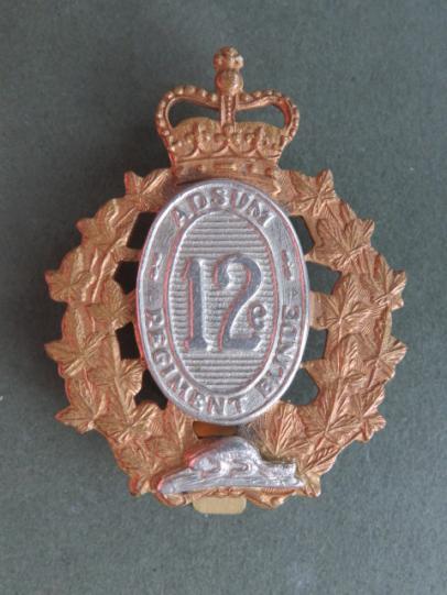 Canada Army 12e Régiment Blindé du Canada Cap Badge