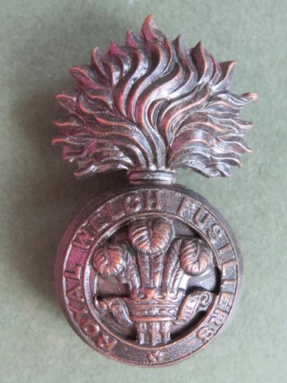 British Army The Royal Welch Fusiliers Officer's Service Dress Cap Badge