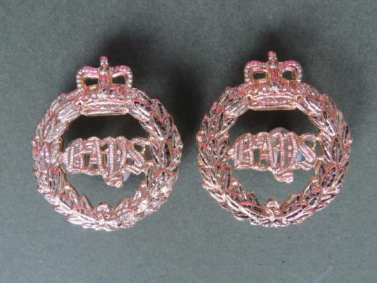 British Army The Queen's Bays (2nd Dragoon Guards) Collar Badges