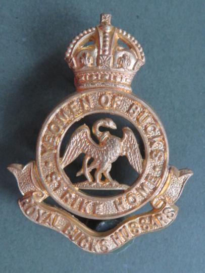 British Army Pre 1953 Royal Buckinghamshire Hussars Collar Badge