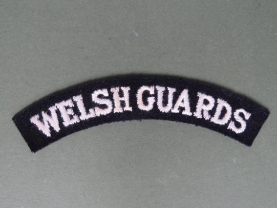 British Army Post WW2 Welsh Guards Shoulder Title