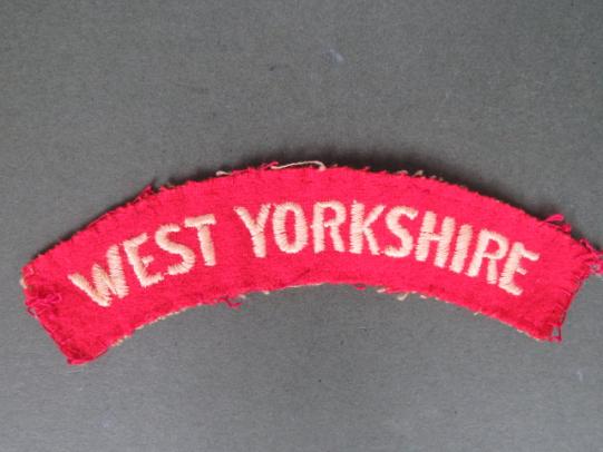 British Army Post WW2 The The Prince of Wales's Own (West Yorkshire Regiment) Shoulder Title