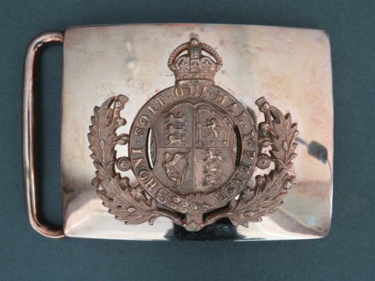 British Army The Corps of Royal Engineers Post 1900 Belt Clasp and Badge