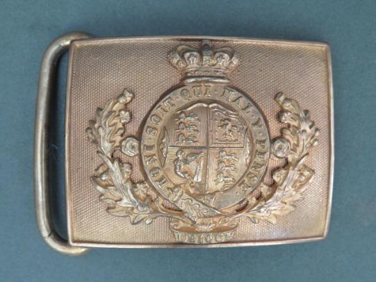 British Army The Corps of Royal Engineers Pre 1900 Officer's Belt Clasp and Badge