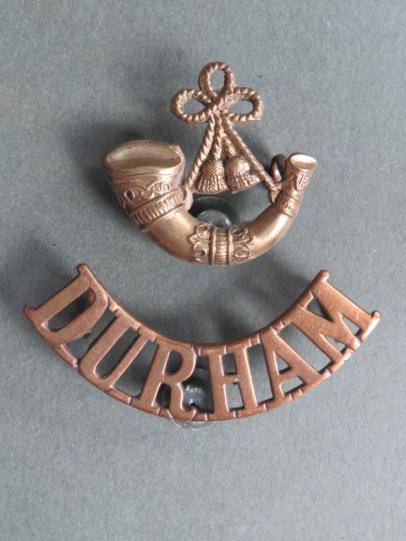 British Army Durham Light Infantry Pre 1920 Shoulder Titles