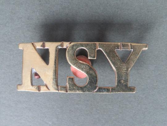 British Army North Somerset Yeomanry Shoulder Title