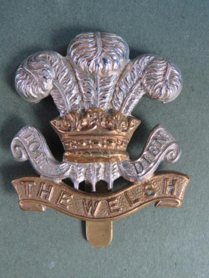 British Army The Welsh Regiment Cap Badge